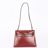 Hermès Mini Kelly Bordeaux Box 1984 GHW