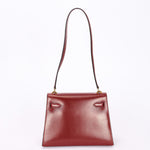 Hermès Mini Kelly Bordeaux Box 1984 GHW