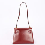 Hermès Mini Kelly Bordeaux Box 1984 GHW