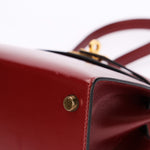 Hermès Mini Kelly Bordeaux Box 1984 GHW