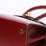 Hermès Mini Kelly Bordeaux Box 1984 GHW