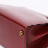 Hermès Mini Kelly Bordeaux Box 1984 GHW