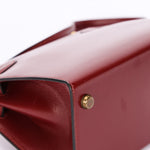 Hermès Mini Kelly Bordeaux Box 1984 GHW