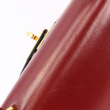 Hermès Mini Kelly Bordeaux Box 1984 GHW