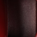 Hermès Mini Kelly Bordeaux Box 1984 GHW