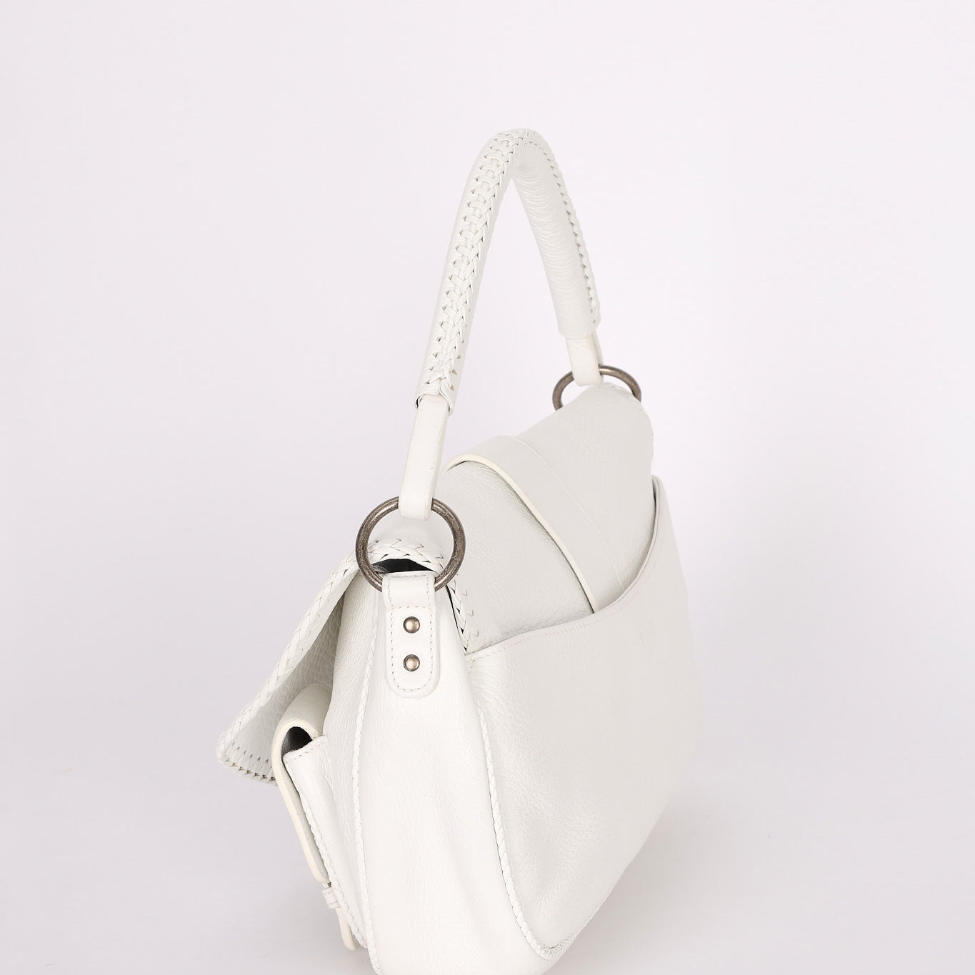 Christian Dior Whipstitch Gaucho Saddle Shoulder Bag