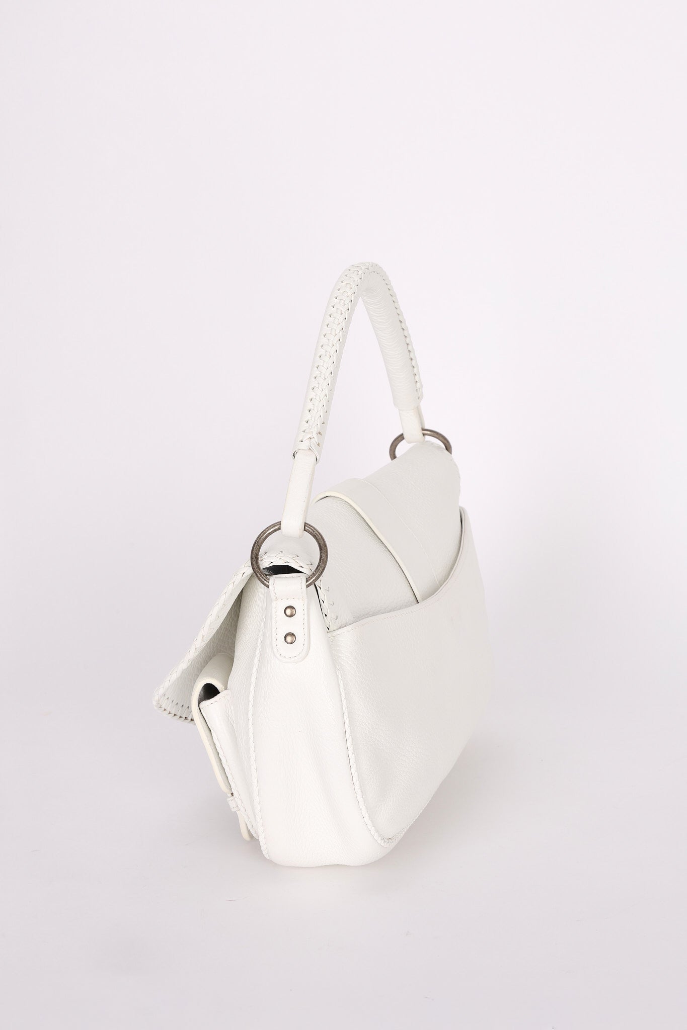 Christian Dior Whipstitch Gaucho Saddle Shoulder Bag