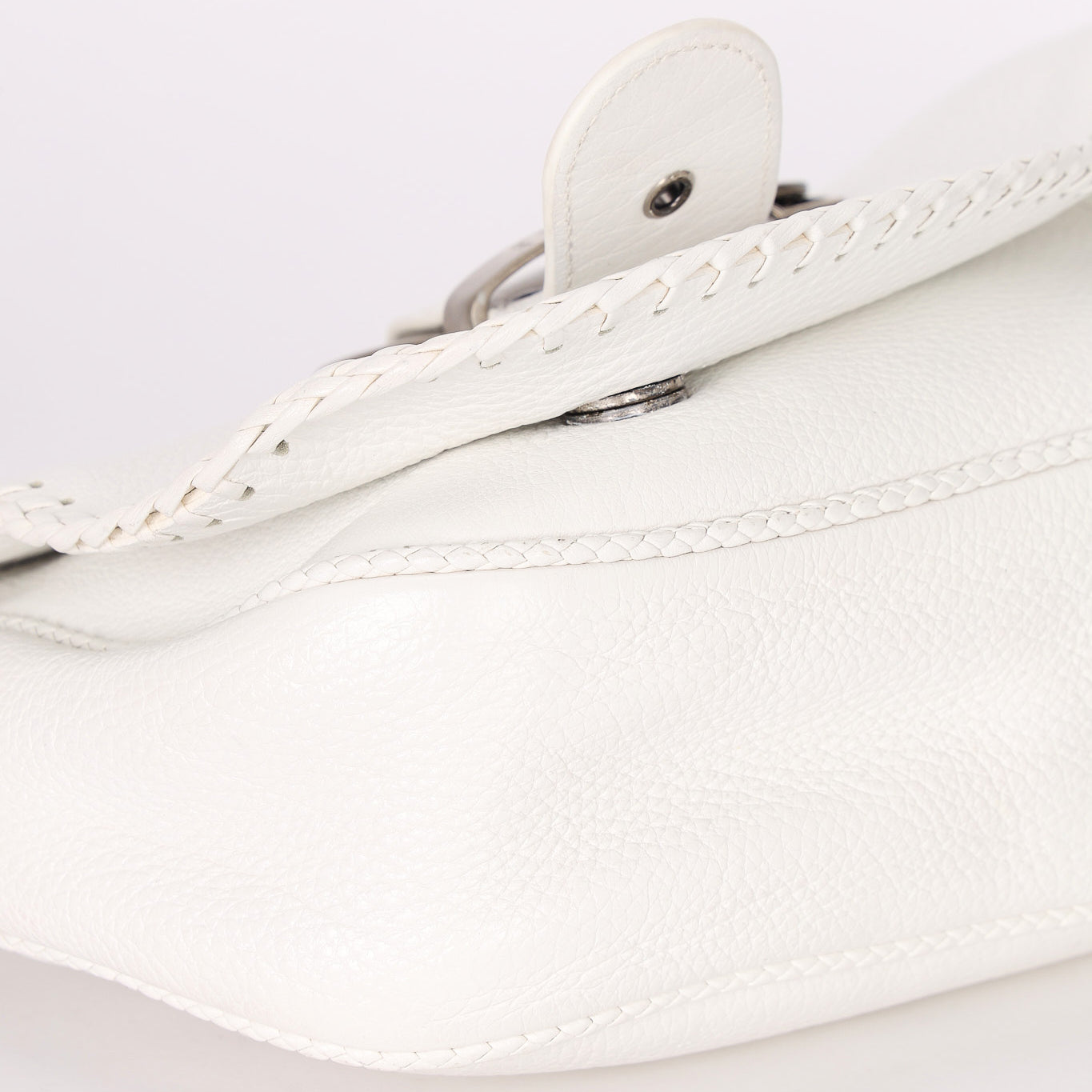 Christian Dior Whipstitch Gaucho Saddle Shoulder Bag