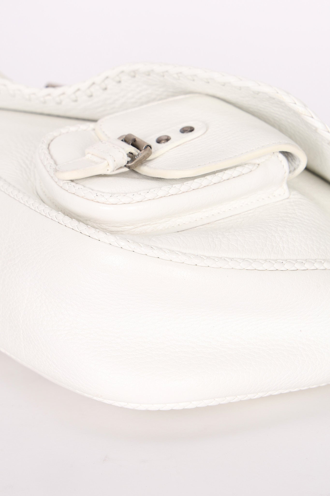 Christian Dior Whipstitch Gaucho Saddle Shoulder Bag