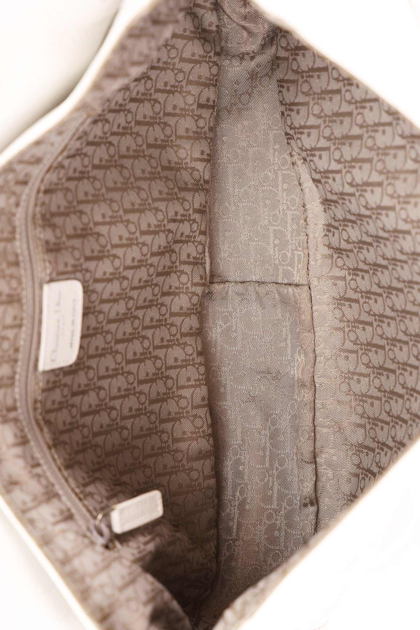 Christian Dior Whipstitch Gaucho Saddle Shoulder Bag