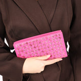 Bottega Veneta Intrecciato Python & Lambskin Long Wallet