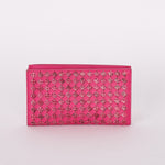 Bottega Veneta Intrecciato Python Long Wallet