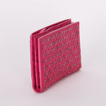 Bottega Veneta Intrecciato Python Long Wallet