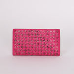 Bottega Veneta Intrecciato Python Long Wallet