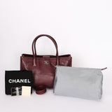 Chanel Medium Cerf Executive Tote Bordeaux Caviar SHW