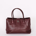 Chanel Medium Cerf Executive Tote Bordeaux Caviar SHW