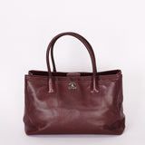 Chanel Medium Cerf Executive Tote Bordeaux Caviar SHW