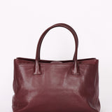 Chanel Medium Cerf Executive Tote Bordeaux Caviar SHW