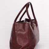 Chanel Medium Cerf Executive Tote Bordeaux Caviar SHW