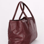 Chanel Medium Cerf Executive Tote Bordeaux Caviar SHW