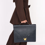 Hermès Kelly Cross Briefcase (color + leather) GHW