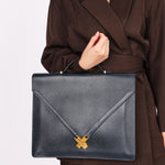 Hermès Kelly Cross Briefcase (color + leather) GHW
