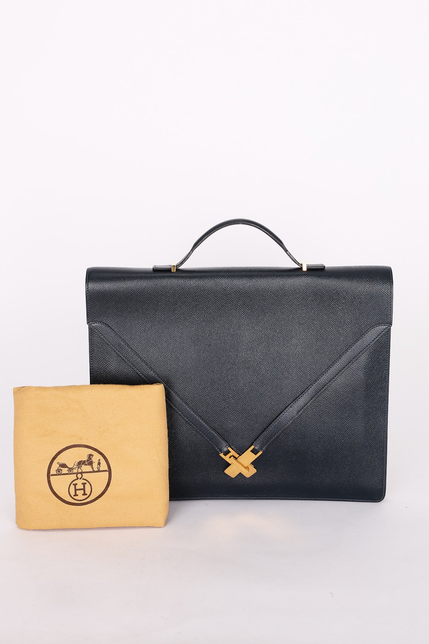 Hermès Kelly Cross Briefcase (color + leather) GHW