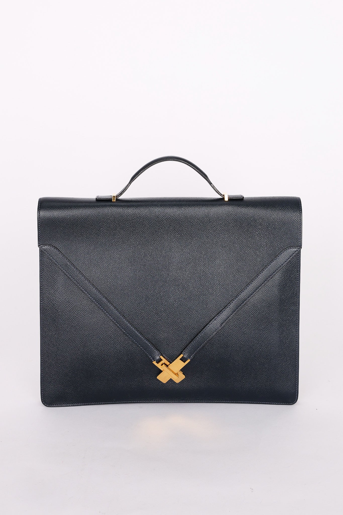 Hermès Kelly Cross Briefcase (color + leather) GHW