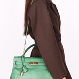 Hermès Kelly 32 (color + leather) GHW