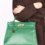 Hermès Kelly 32 (color + leather) GHW