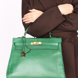 Hermès Kelly 32 (color + leather) GHW