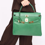 Hermès Kelly 32 (color + leather) GHW