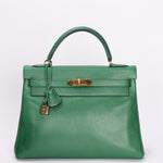Hermès Kelly 32 (color + leather) GHW