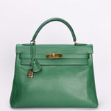 Hermès Kelly 32 (color + leather) GHW
