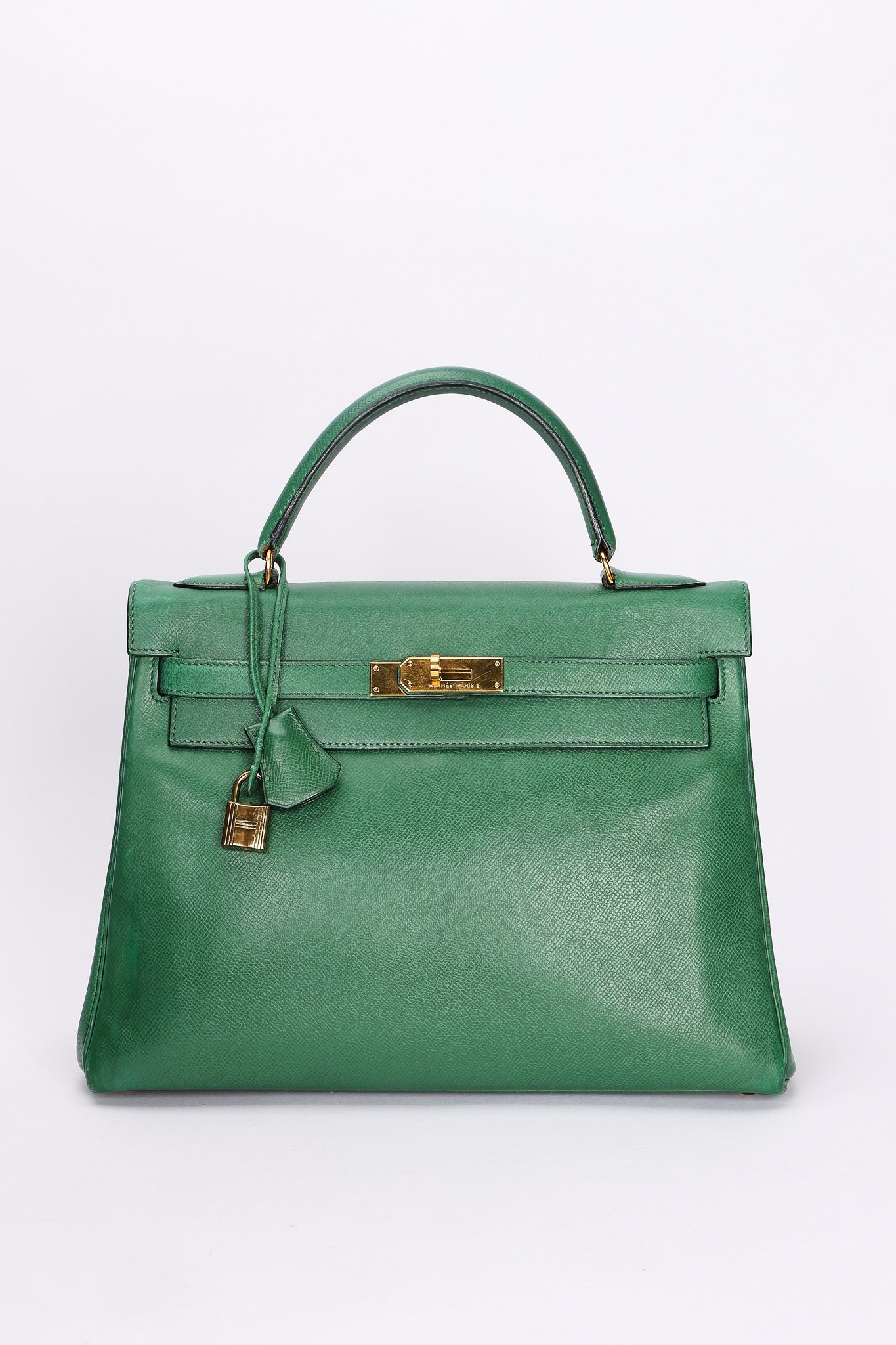 Hermès Kelly 32 (color + leather) GHW