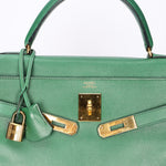 Hermès Kelly 32 (color + leather) GHW