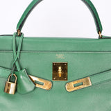 Hermès Kelly 32 (color + leather) GHW