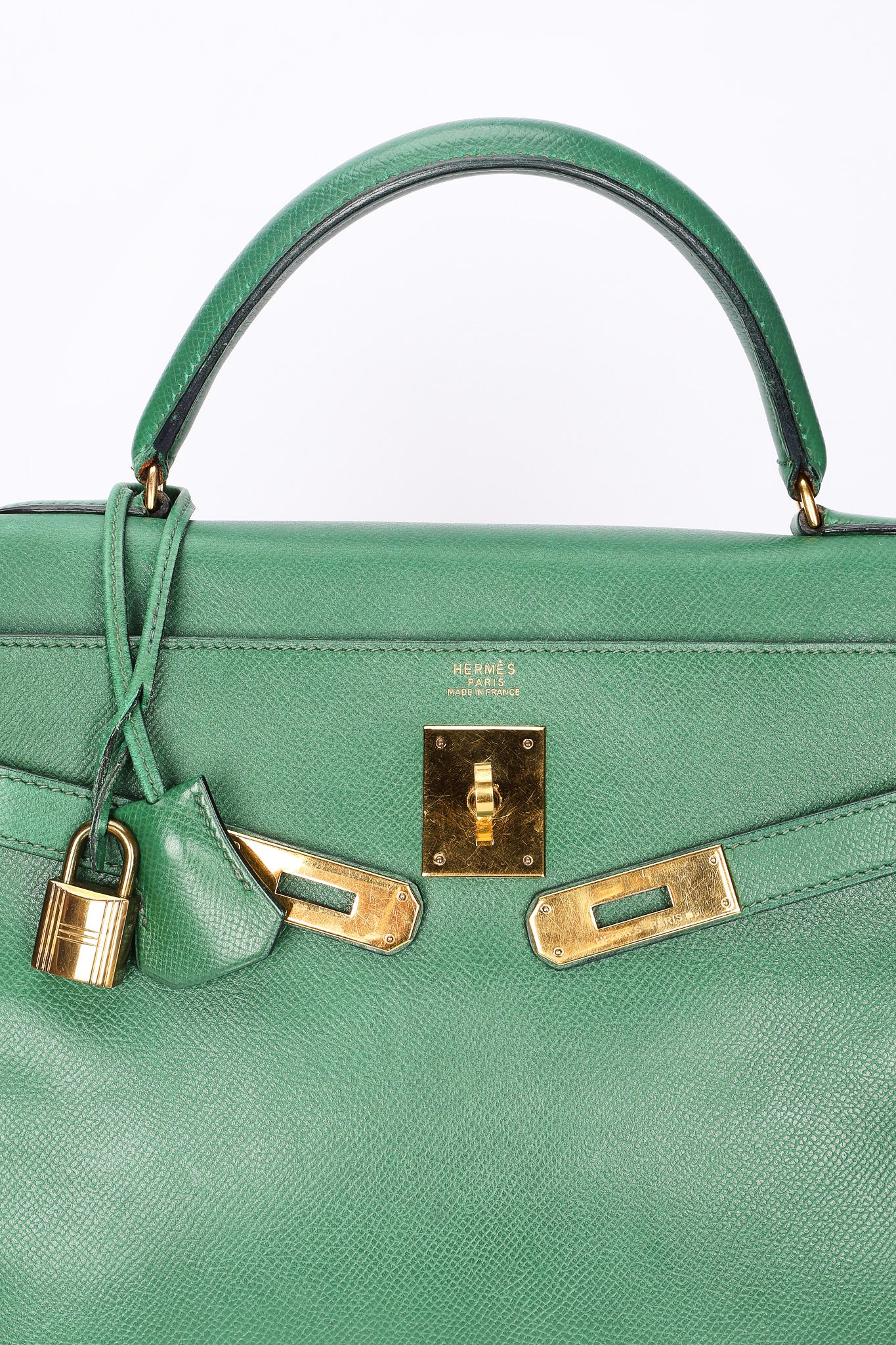 Hermès Kelly 32 (color + leather) GHW