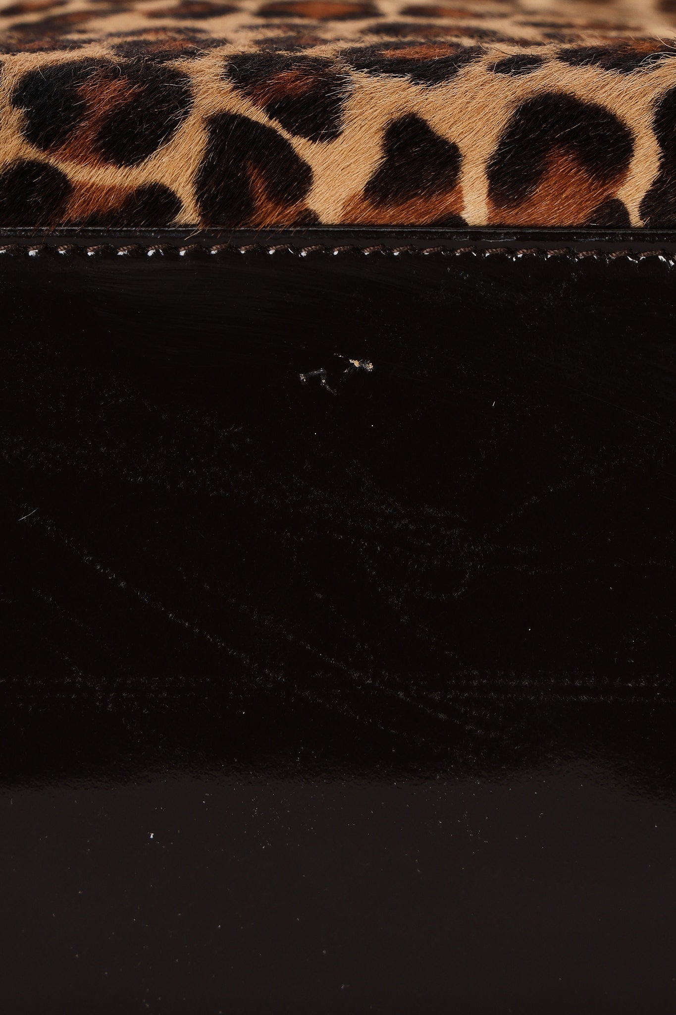 Dior Medium Leopard Print Ponyhair Lady