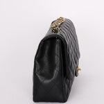 Chanel Jumbo Classic Single Flap Black Caviar 24K GP