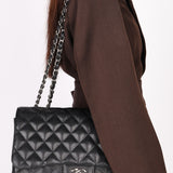 Chanel Jumbo Classic Single Flap Black Caviar SHW