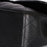 Chanel Jumbo Classic Single Flap Black Caviar SHW