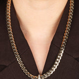 Chanel 2024 Cuban Link Crystal CC Necklace