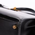 Hermès Kelly 32 Noir Box GHW