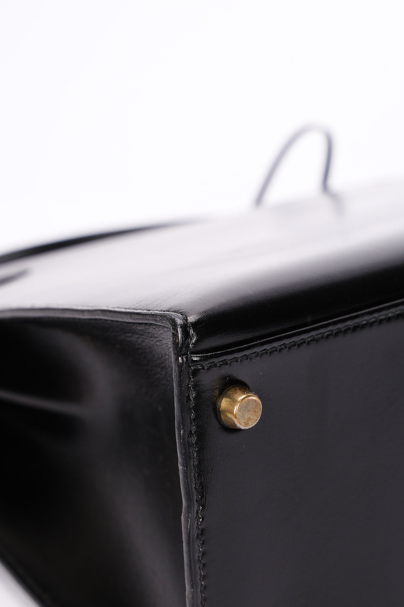 Hermès Kelly 32 Noir Box GHW