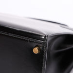 Hermès Kelly 32 Noir Box GHW