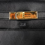 Hermès Kelly 32 Noir Box GHW