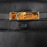 Hermès Kelly 32 Noir Box GHW