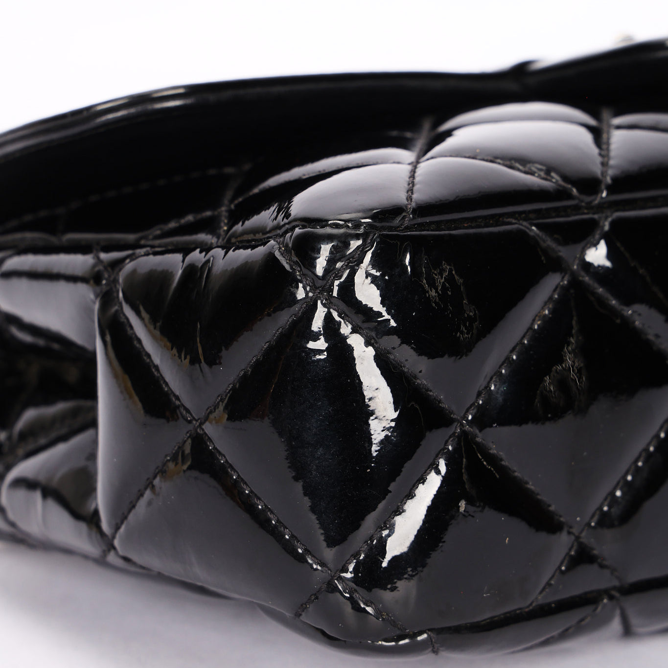 Chanel Small Coco Shine Flap Black Patent SHW