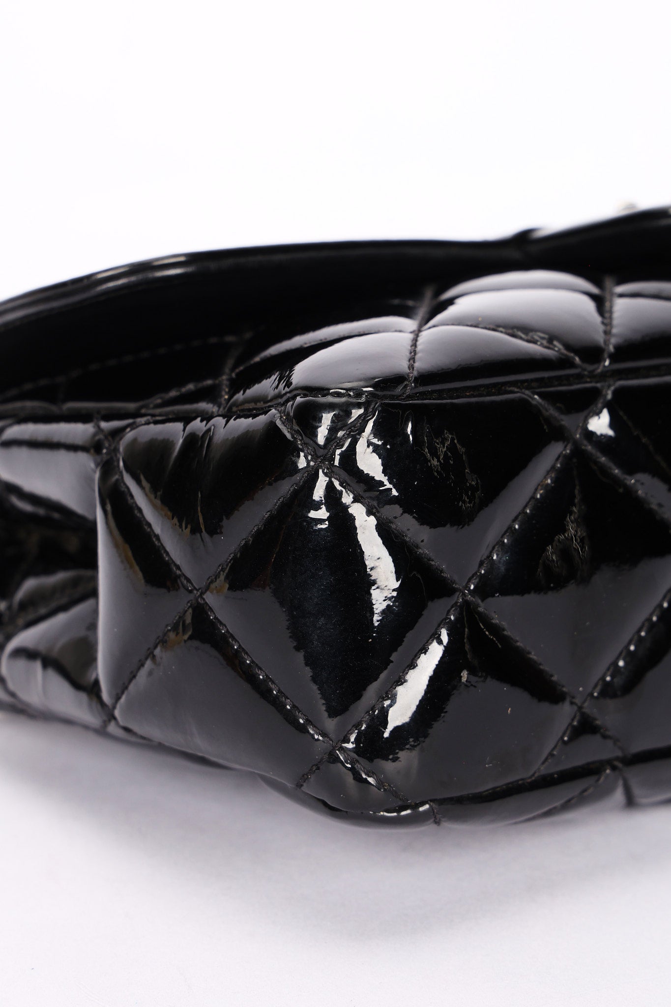 Chanel Small Coco Shine Flap Black Patent SHW